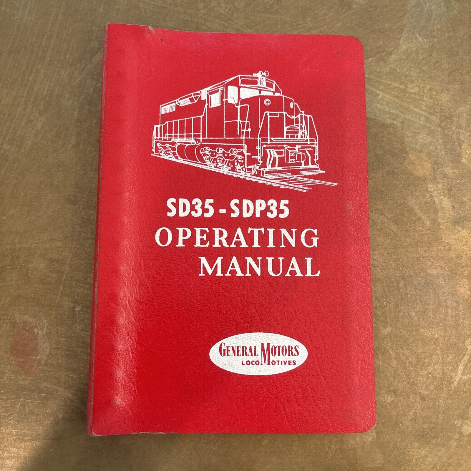 1965 GM EMD Diesel Locomotive Operating Manual For Models SD35-SDP35