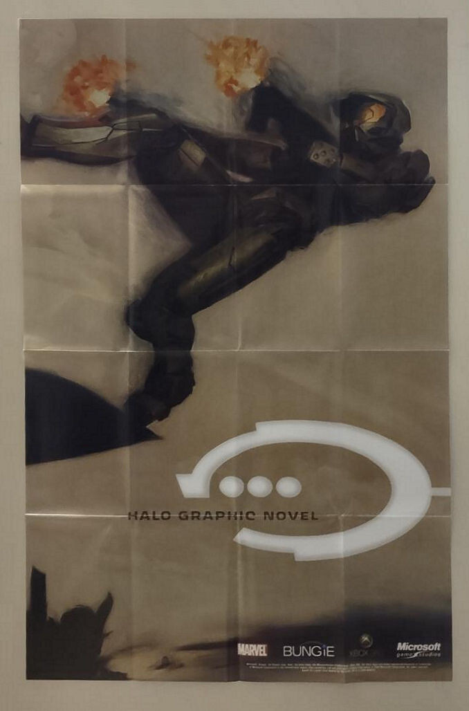 2006 Marvel Halo poster: 36x24 inch comic book shop promotional promo poster 1