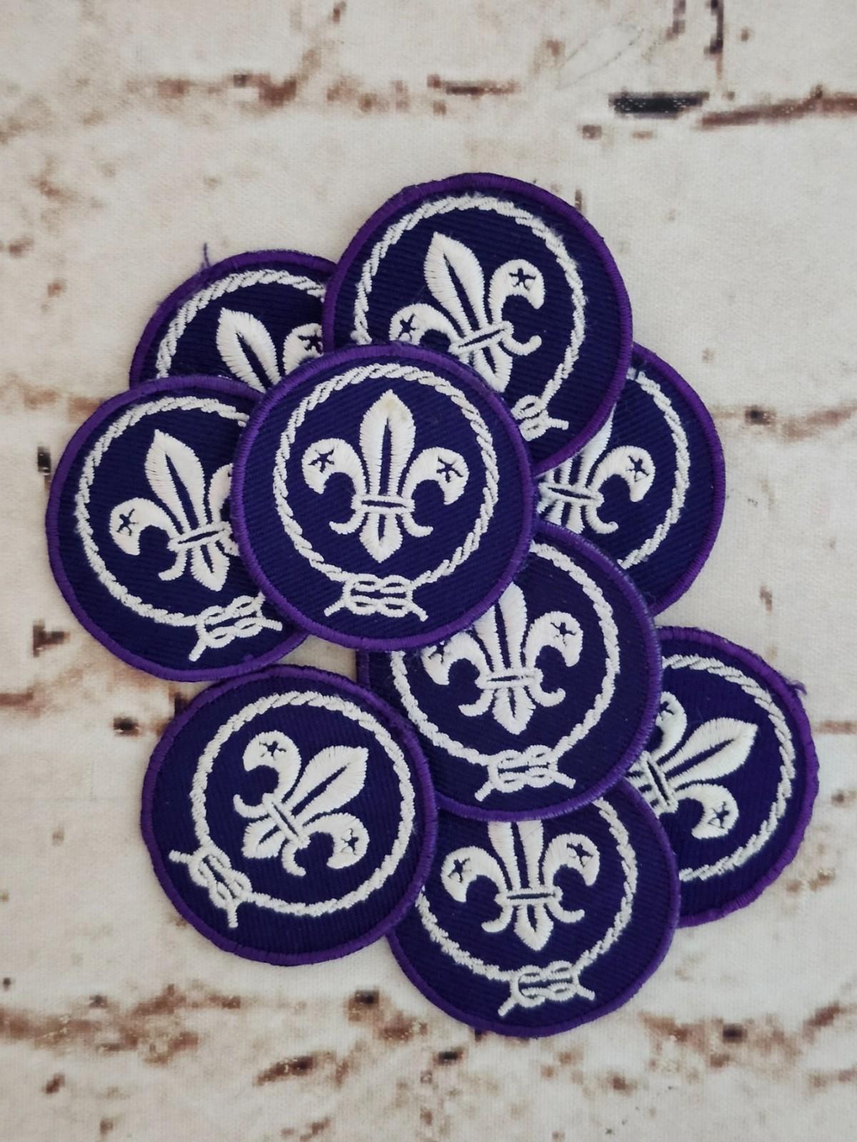 BSA Boy Scouts, World Crest Scout Emblem, Felt Back (Single Patch) BSA Boy Scouts, World Crest Scout Emblem, Felt Back (Single Patch)