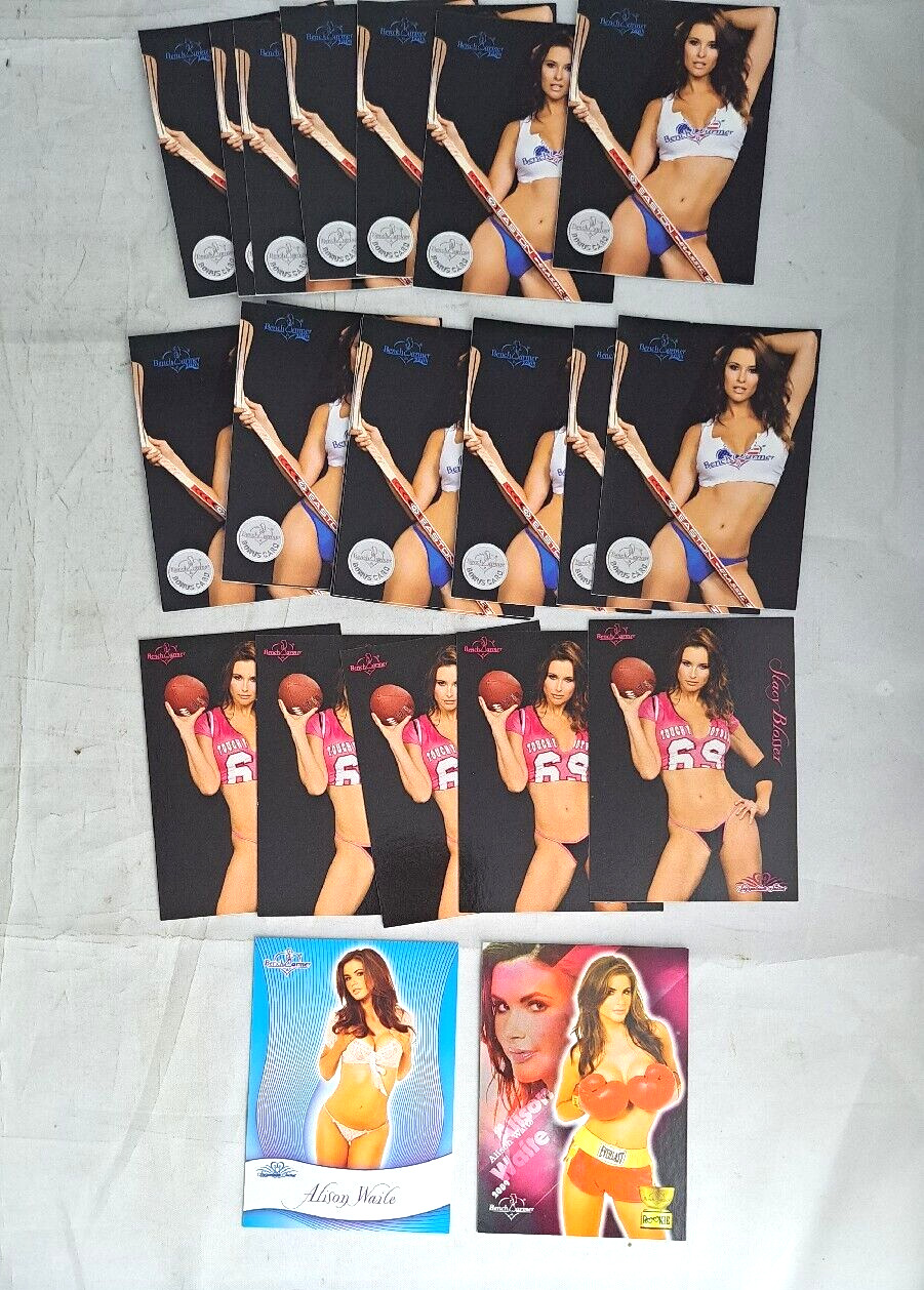 Lot of Benchwarmer Alison Waite Cards Assorted Sets as Pictured
