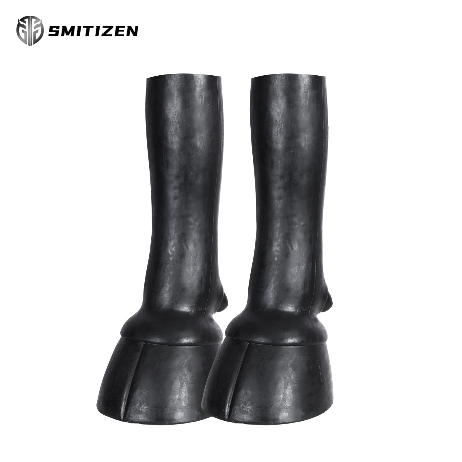 Smitizen Silicone Black Hoof Gloves Animal Costumes for Male Halloween Cosplay