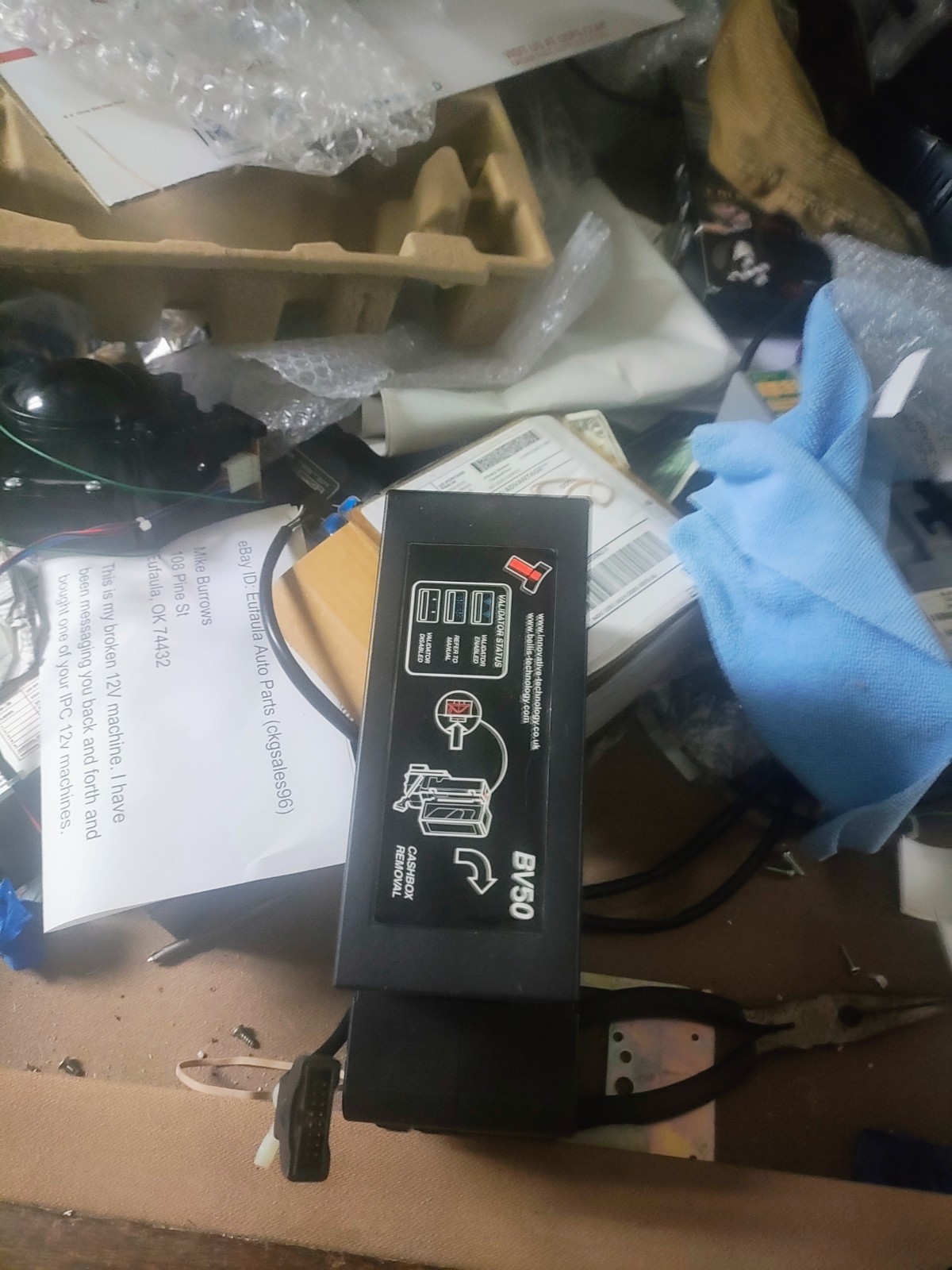 1 bellis innovative technology bv-50 bill acceptor 1 bellis innovative technology bv-50 bill acceptor