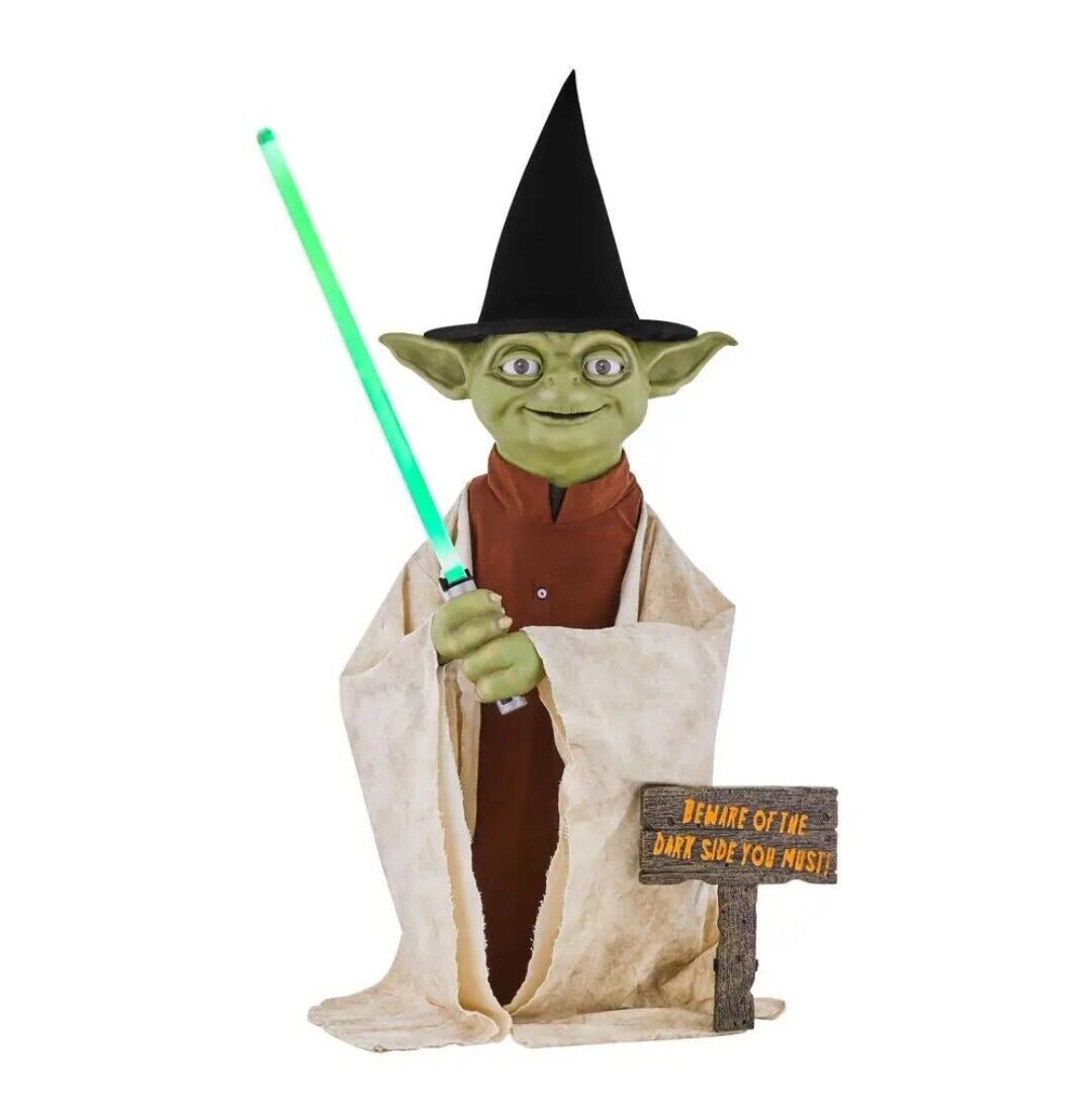 Star Wars 3.5’ Animated YODA LED Seasonal Halloween & Christmas Animatronic 2023