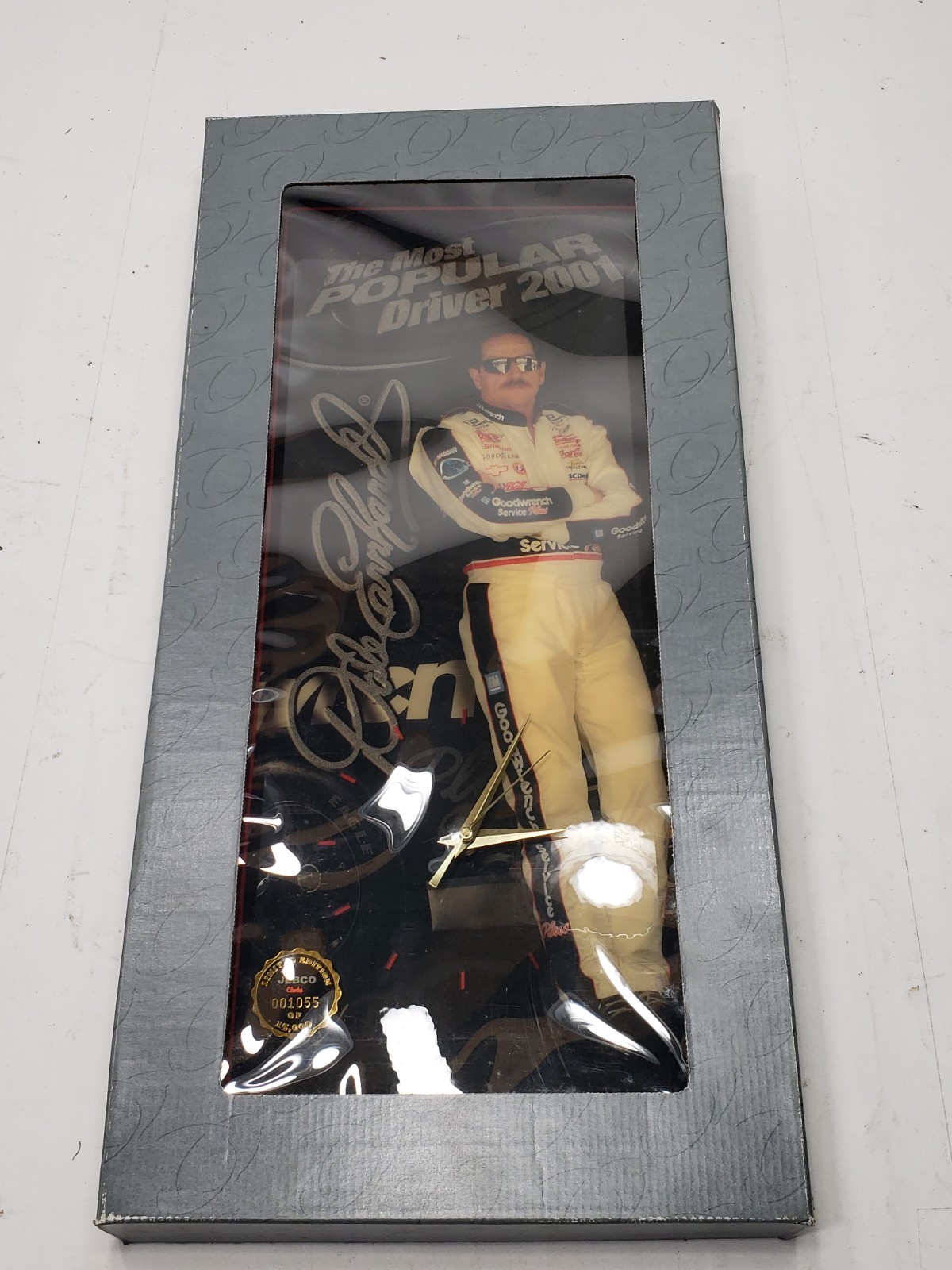 Dale Earnhardt Sr Jebco NASCAR Limited Edition Wall Clock #1055/15000 Works