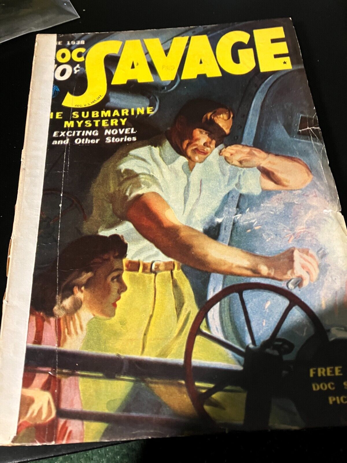 Doc Savage, June 1938 Vintage Pulp Fiction