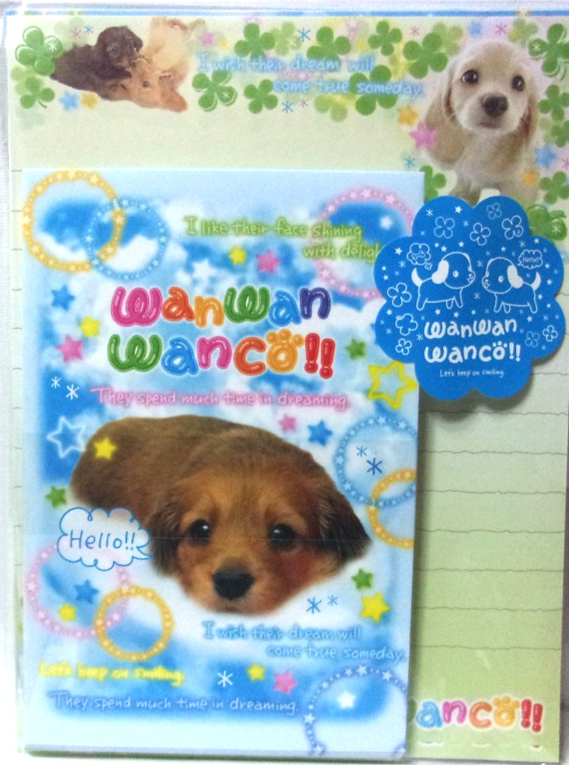 San-X WanWan Wanco Animal Dog Photo Letter Envelope Set Made in Japan 2026 San-X WanWan Wanco Animal Dog Photo Letter Envelope Set Made in Japan 2026