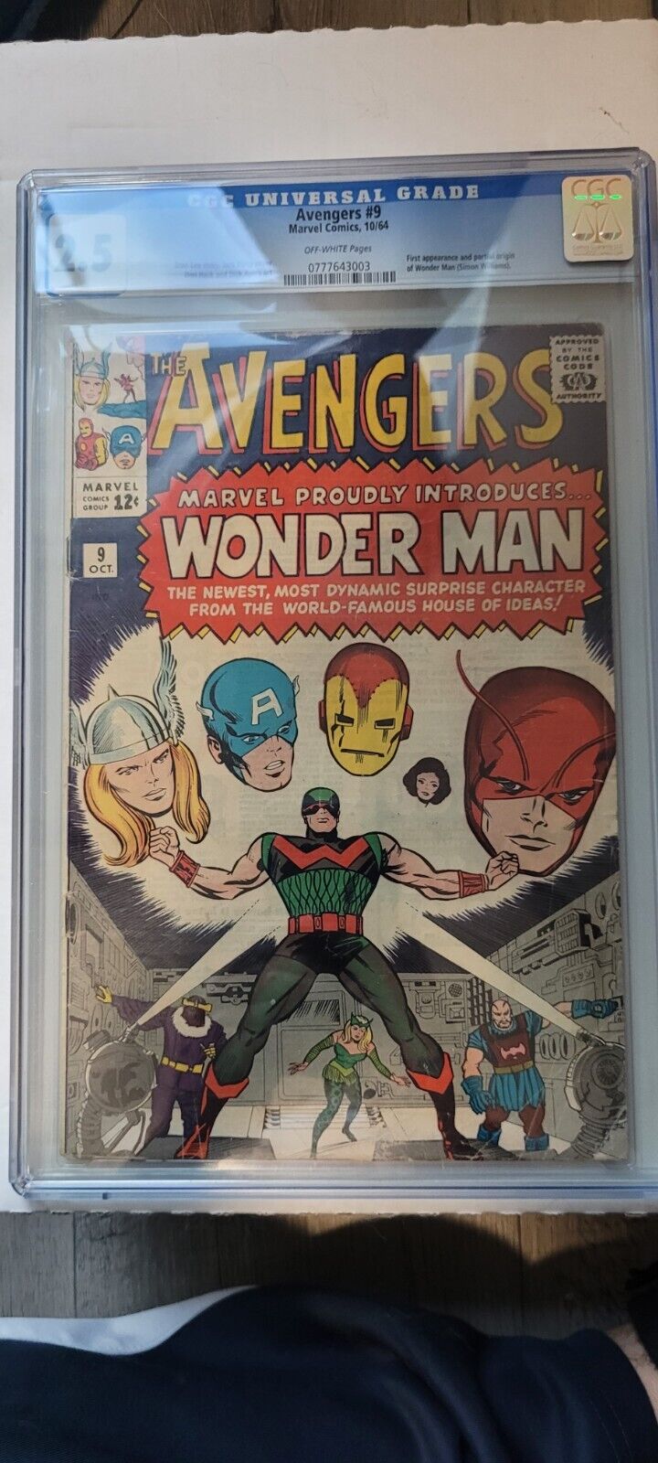 Great older comic , imagine owning a 1964 Avengers # 9 CGC 2.5 , well you can . 
