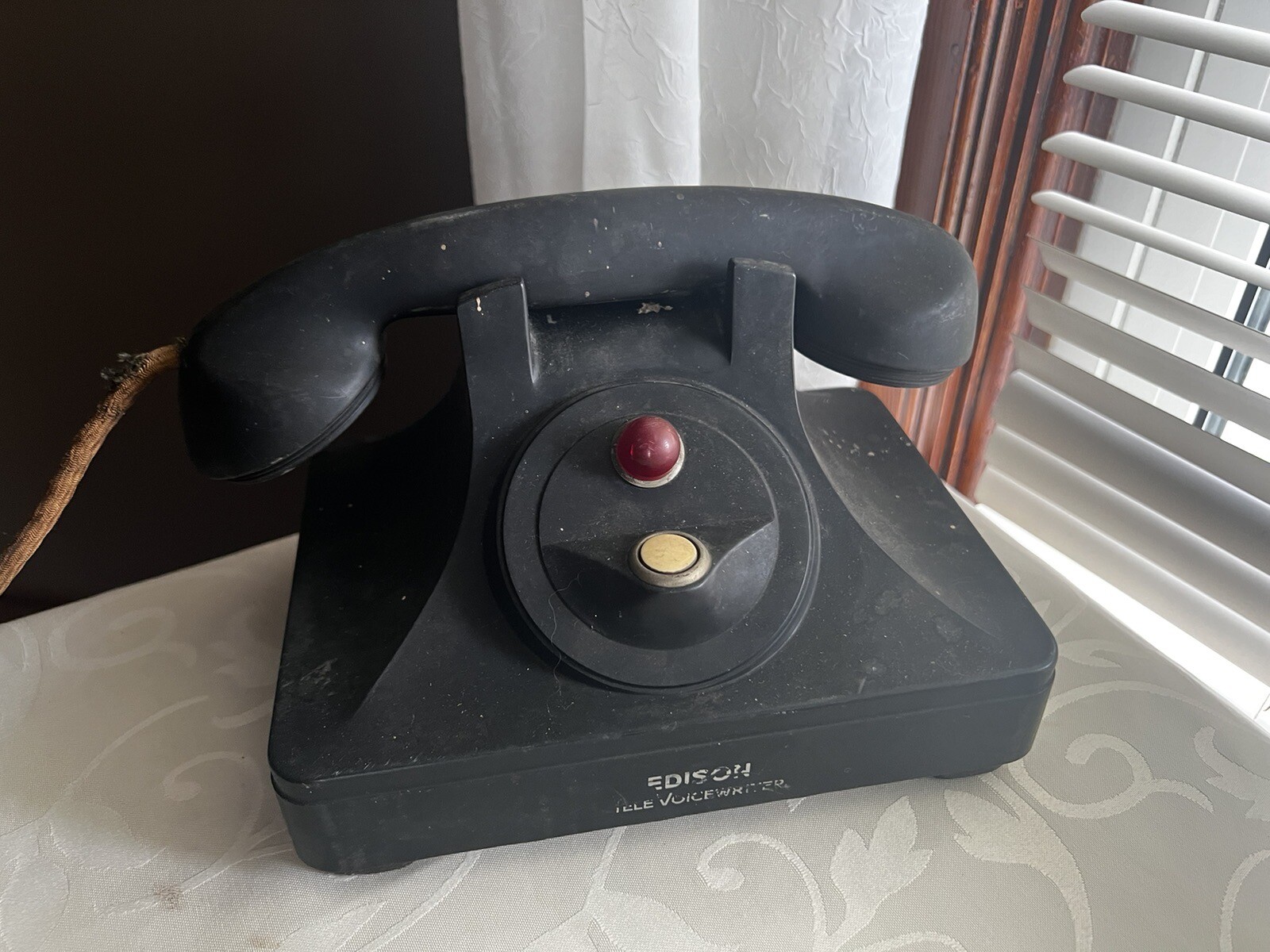 Wow 1930’s Edison Tele Voice Writer As Found Estate Collection
