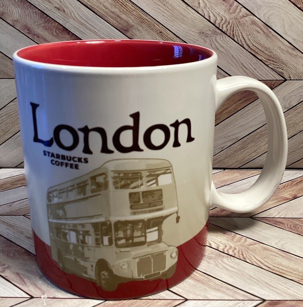 Starbucks 2016 London Double Decker Bus Mug City Collector Series Global Icon