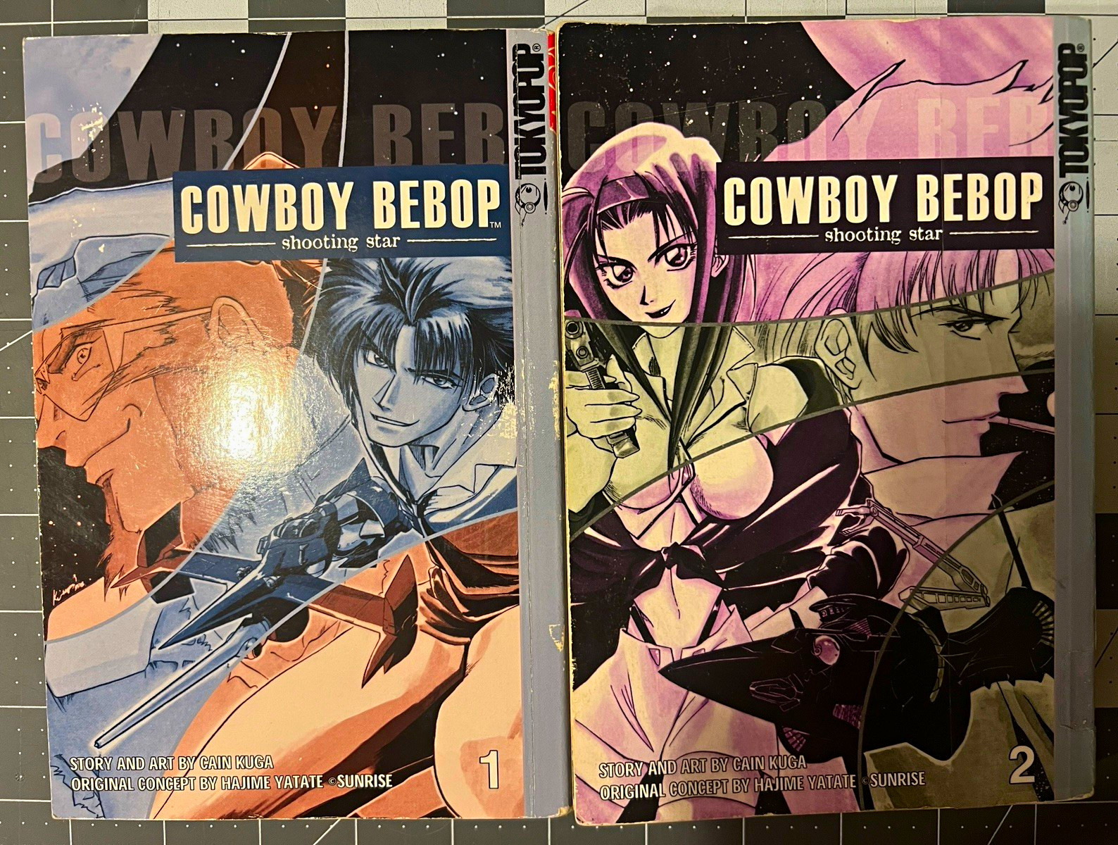 Cowboy Bebop: Shooting Star Manga Vol 1-2 Lot (Tokyopop) by Cain Kuga Ex-Library Cowboy Bebop: Shooting Star Manga Vol 1-2 Lot (Tokyopop) by Cain Kuga Ex-Library