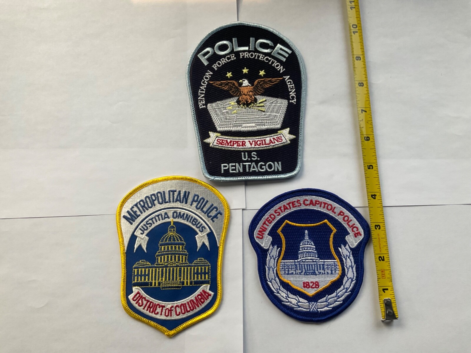 U.S. PENTAGON PATCH, DC. CAPITOL, METROPOLITAN COLLECTOR SET U.S. PENTAGON PATCH, DC. CAPITOL, METROPOLITAN COLLECTOR SET