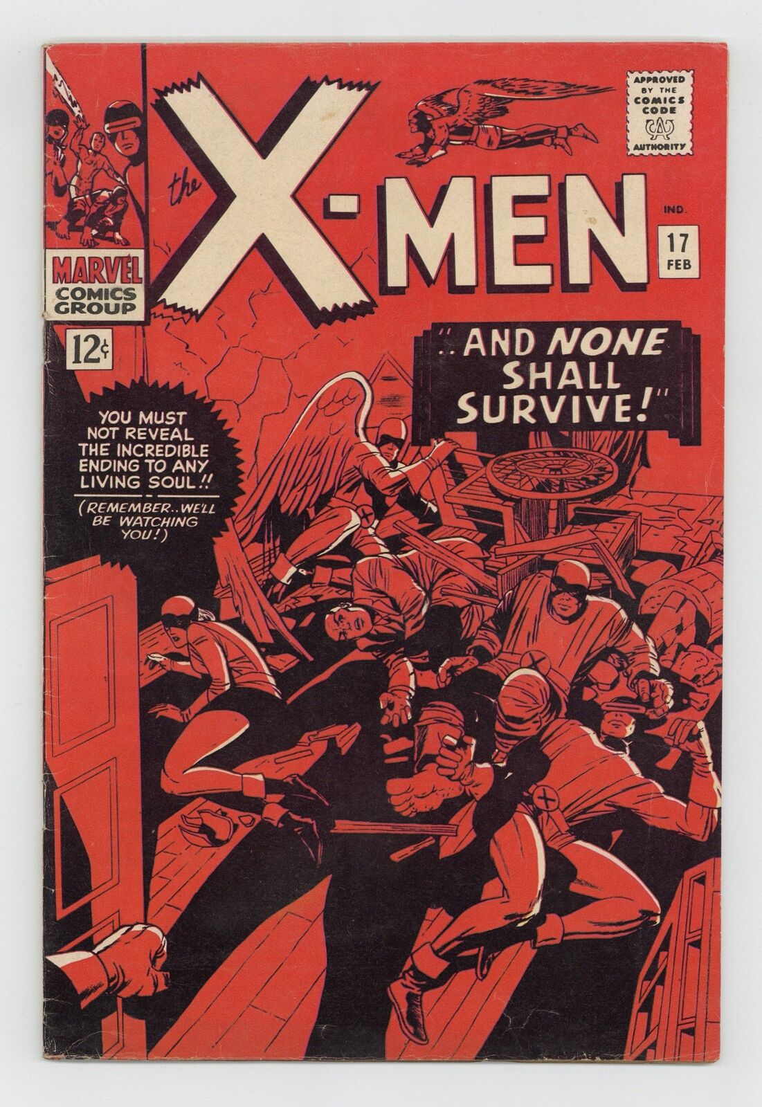 Uncanny X-Men #17 VG- 3.5 1966