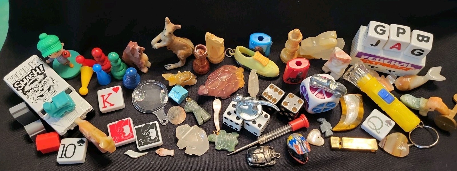 Junk Drawer Mixed Lot Mini Small Figures Charms Game+Shadow Box Pieces Trinkets+ Junk Drawer Mixed Lot Mini Small Figures Charms Game+Shadow Box Pieces Trinkets+