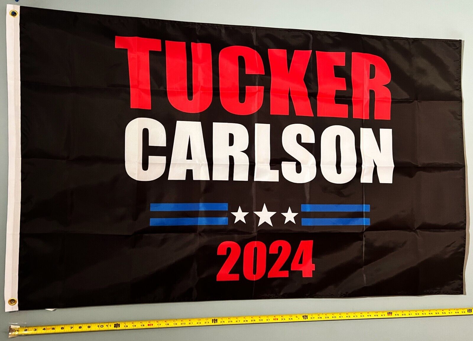 Tucker Carlson FLAG FREE USA SHIP 3 Trump Vivek Republican America USA Sign 3x5'
