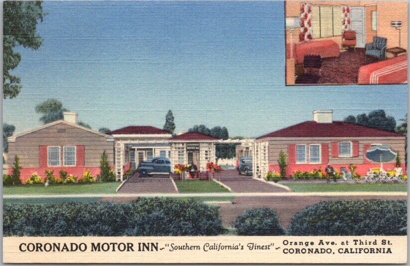 Vintage Coronado, California Postcard \