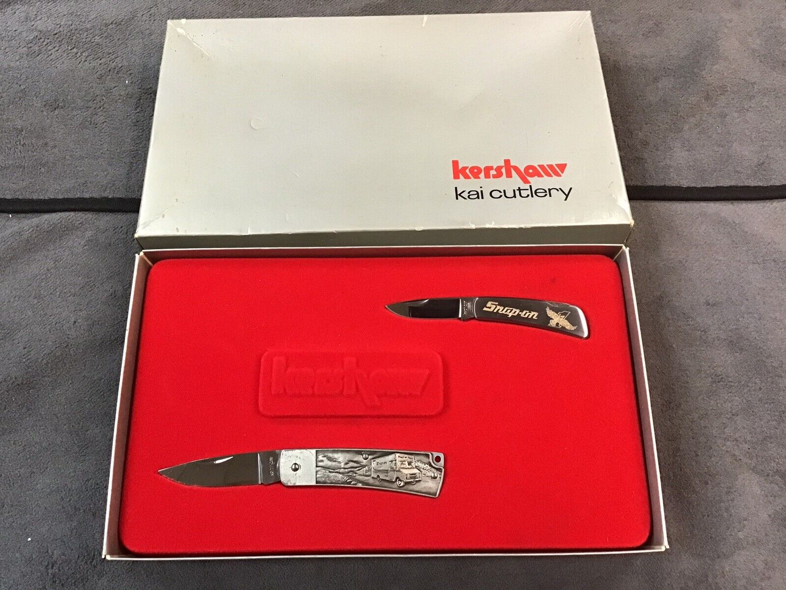 Vintage Snap-On  Kershaw Kai Knife Set