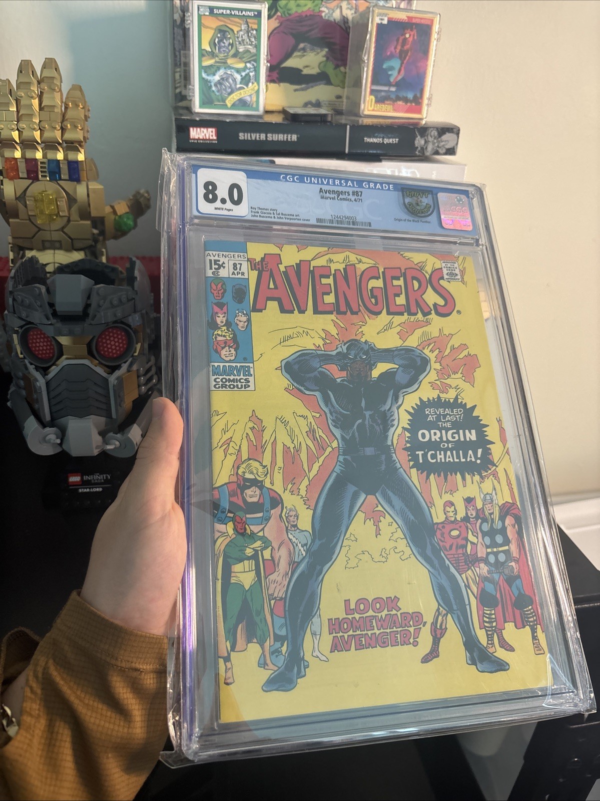 Avengers #87 CGC 8.0 Marvel Comic Book Avengers #87 CGC 8.0 Marvel Comic Book
