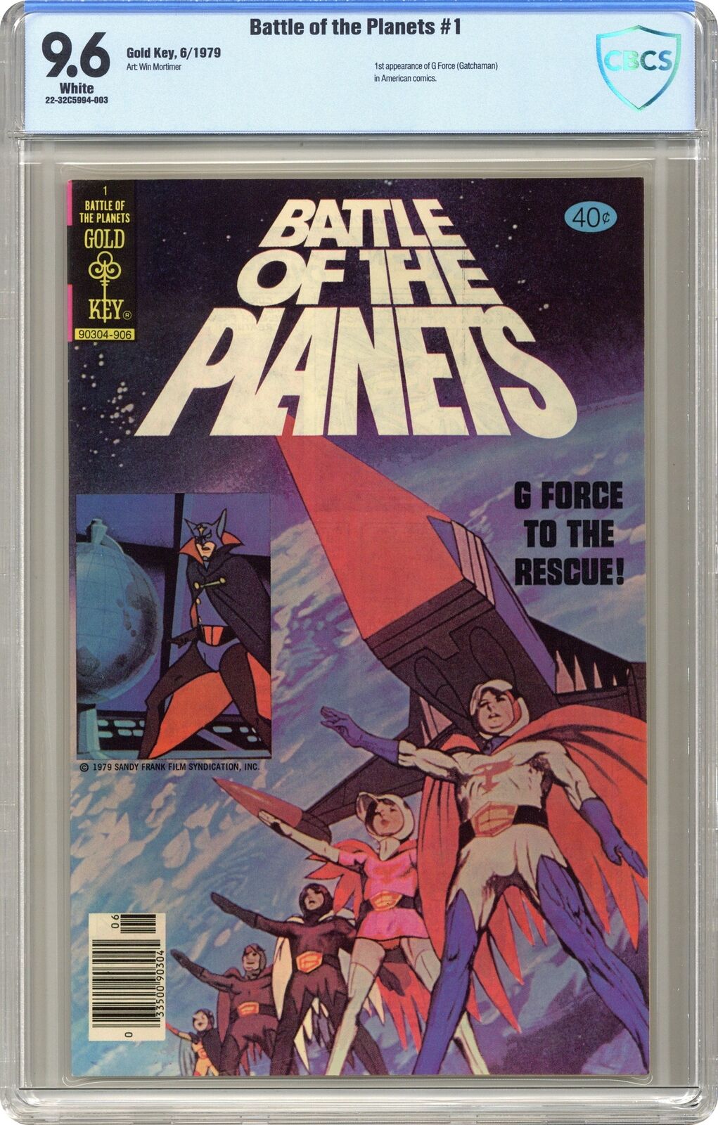 Battle of the Planets #1 CBCS 9.6 1979 Gold Key 22-32C5994-003