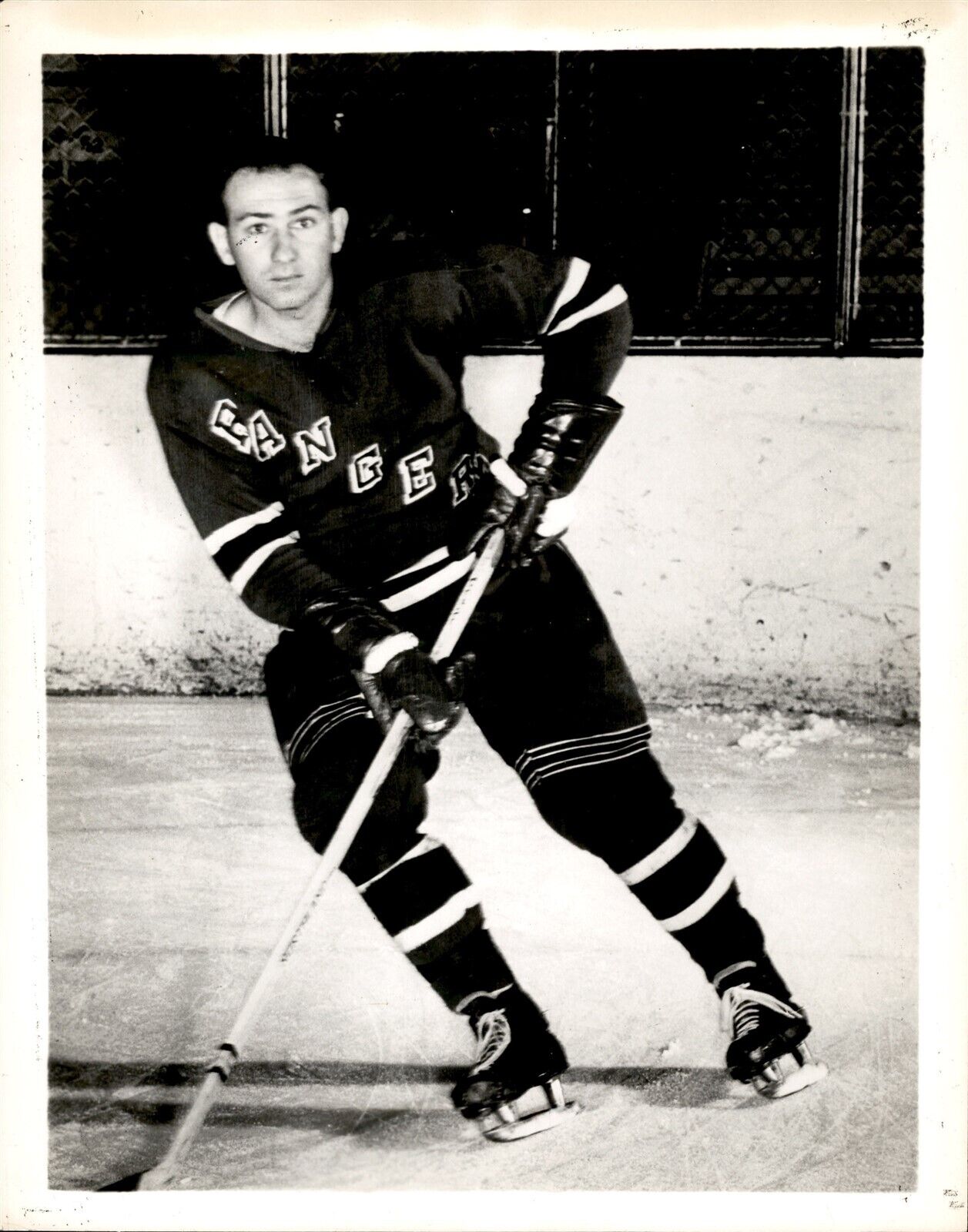 PF22 Original Photo LES COLWILL 1958-59 NEW YORK RANGERS NHL HOCKEY RIGHT WING