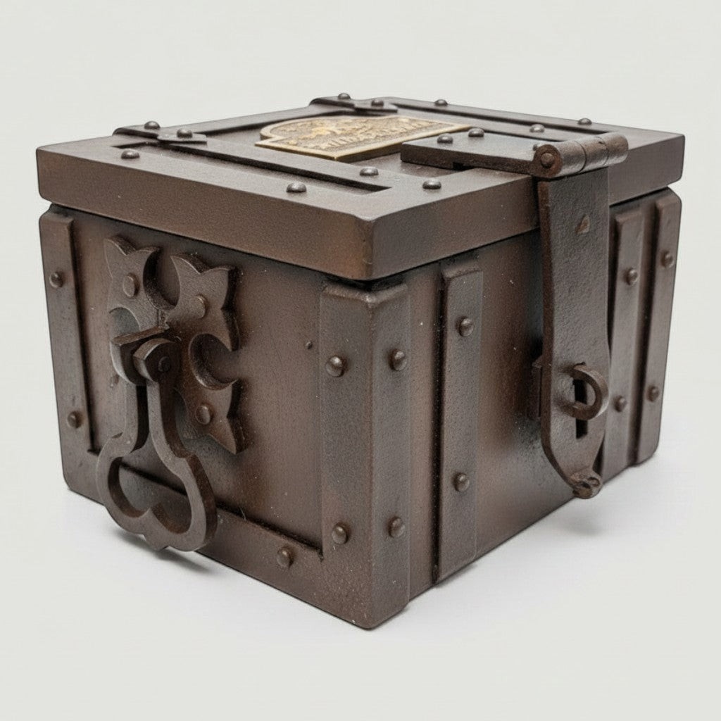 Winchester 1866 Cast Iron Strong Box with Brass Tag