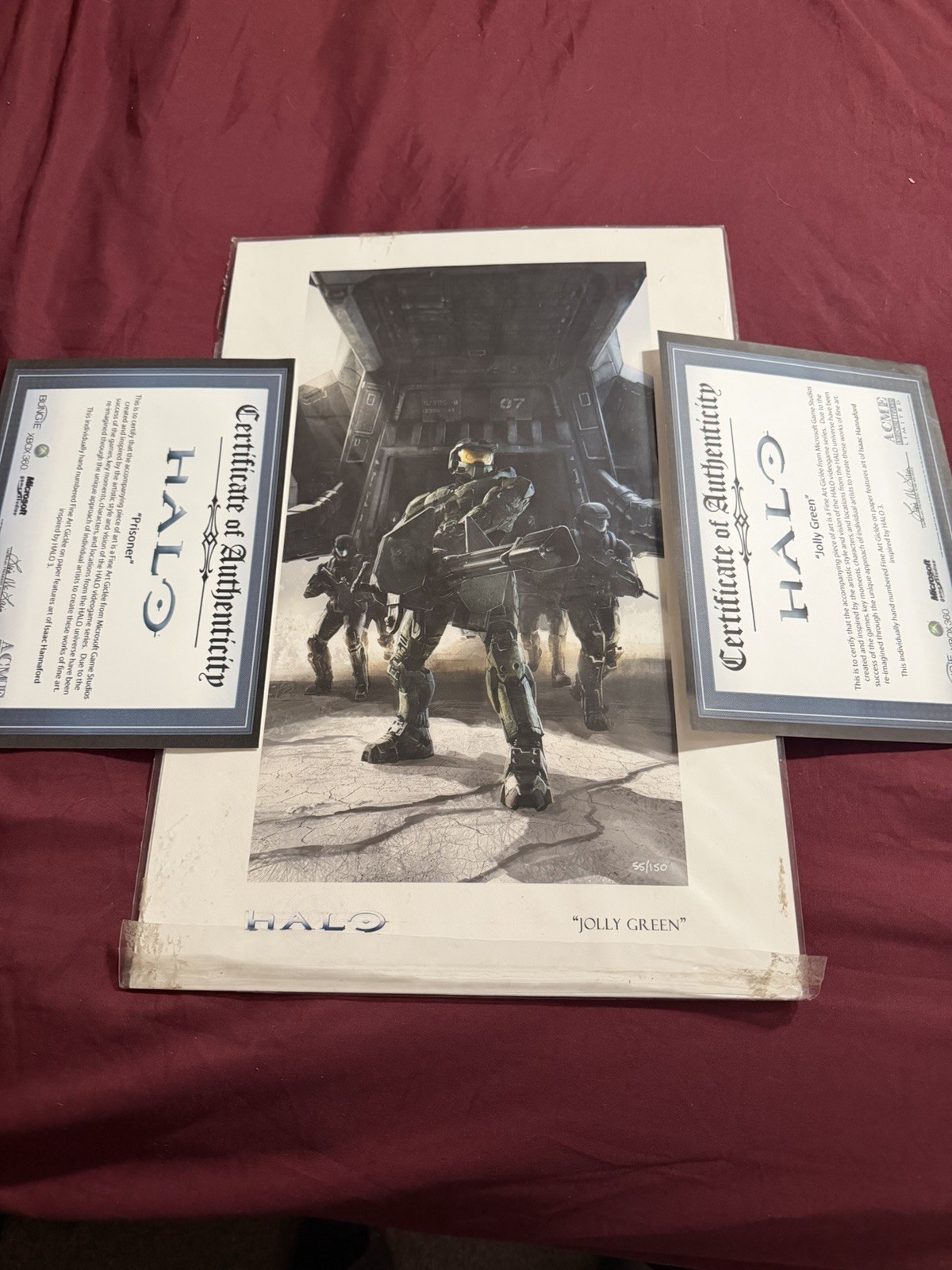 Halo 3 Master Chief GicléePrint Isaac Hannaford Limited Edition 55/150 with COA Halo 3 Master Chief GicléePrint Isaac Hannaford Limited Edition 55/150 with COA