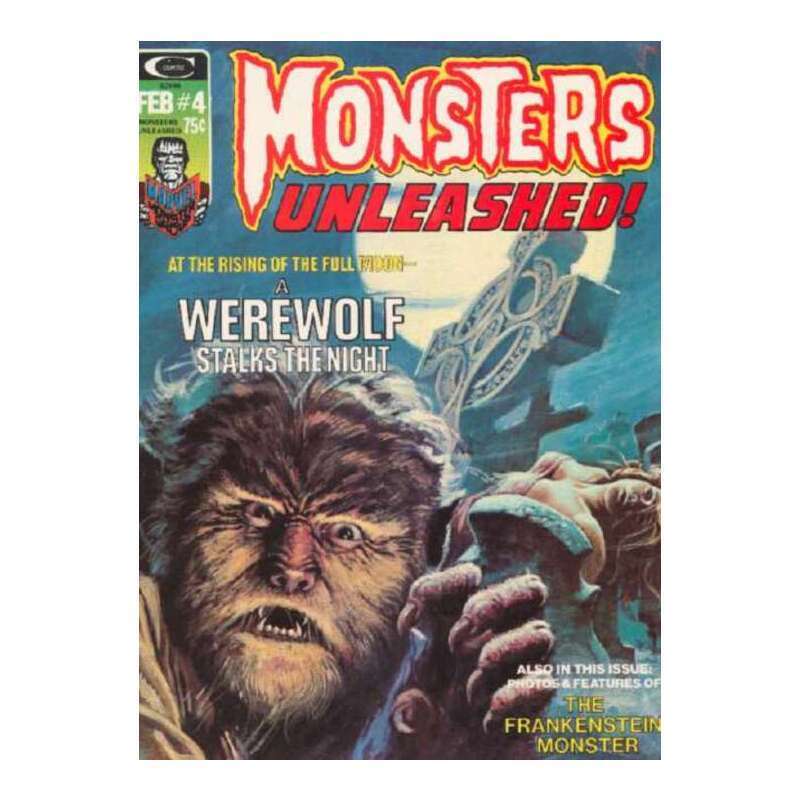 Monsters Unleashed #4  - 1973 series Marvel comics NM minus [r}