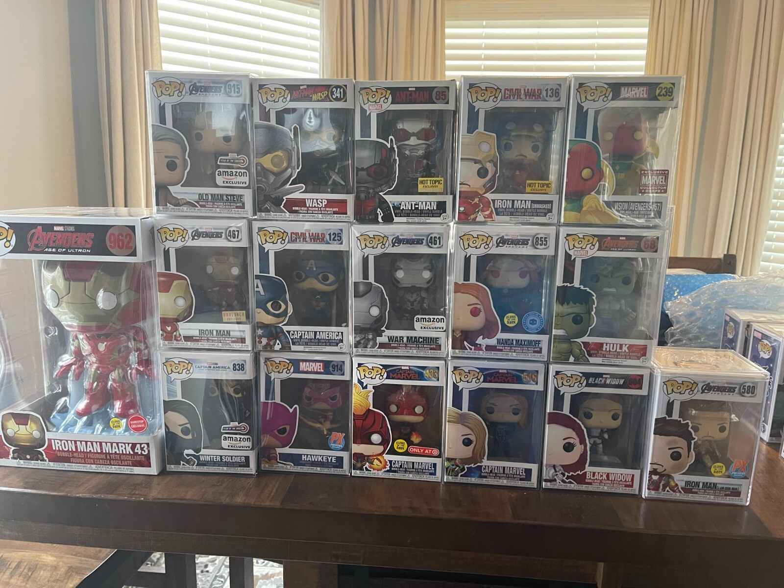 MASSIVE Marvel Avengers FUNKO Pop Lot  17 Total Pops 