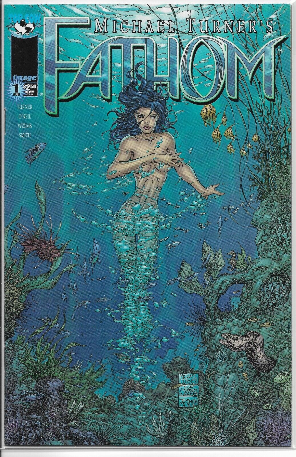 Fathom #1 and #3 (1998), Dawn of War #1, Michael Turner's Fathom #1, & Kiani #1