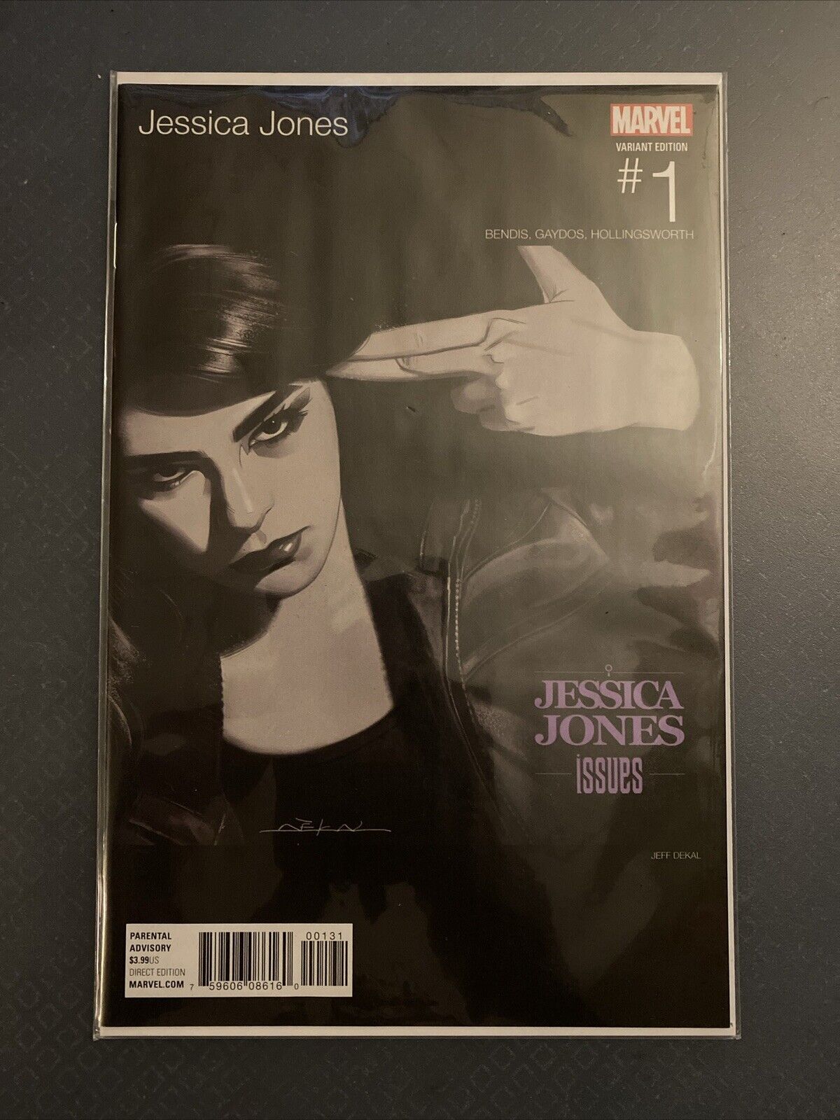 JESSICA JONES #1 KEVIN GATES HIP HOP VARIANT COVER Marvel Comics Alias