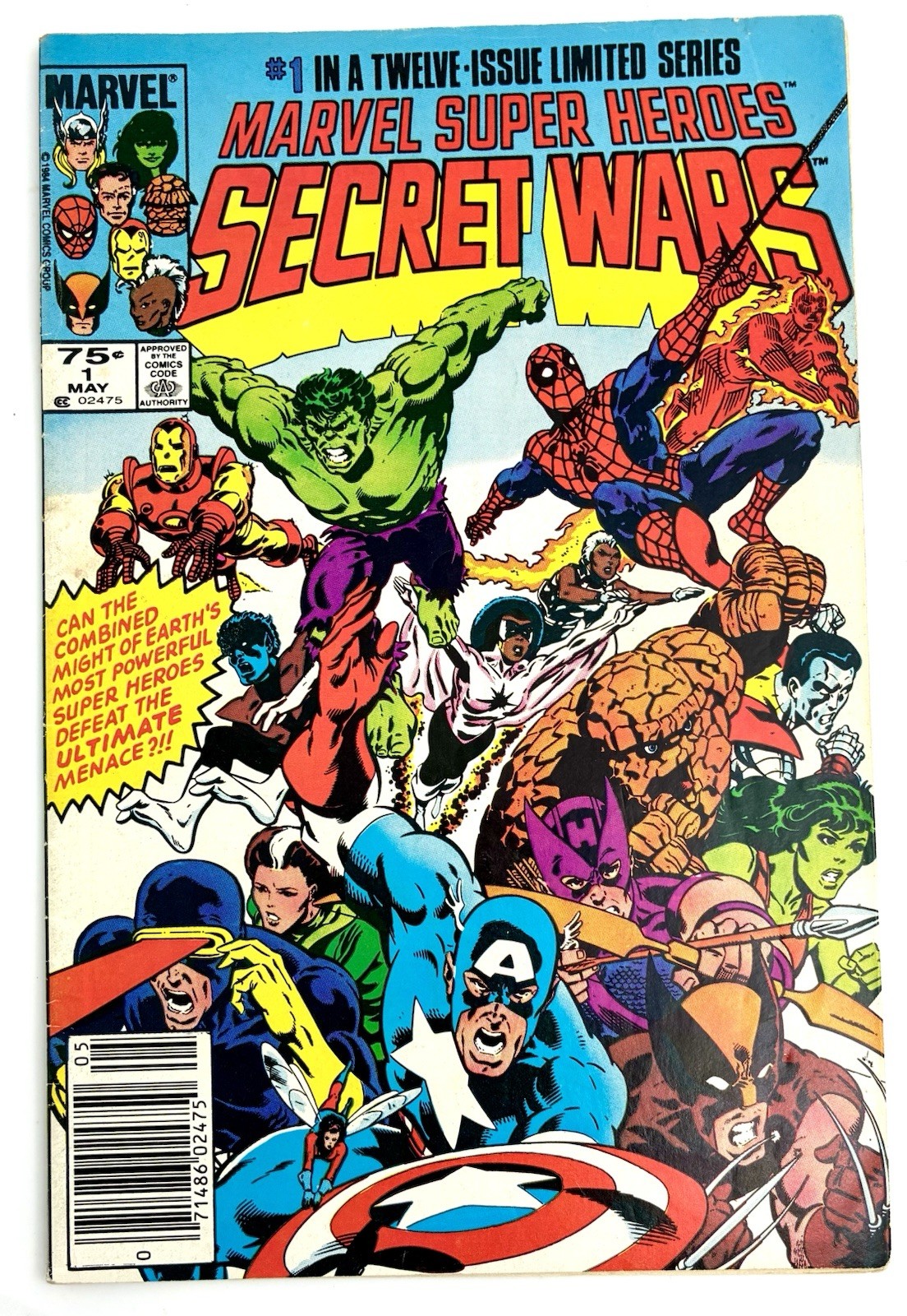 Marvel Super Heroes Secret Wars #1 1984 8.0 VF π 1st Beyonder Marvel Super Heroes Secret Wars #1 1984 8.0 VF π 1st Beyonder