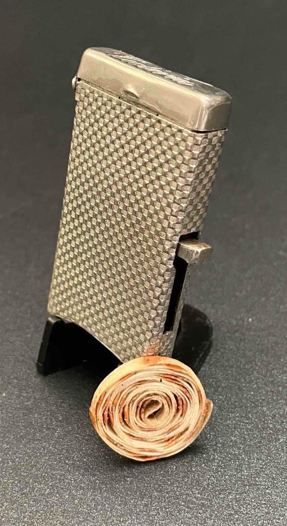 Antique VICTORIA Cir 1890 German Pocket Lamp Cap Lighter Unusual Mechanics 22pic