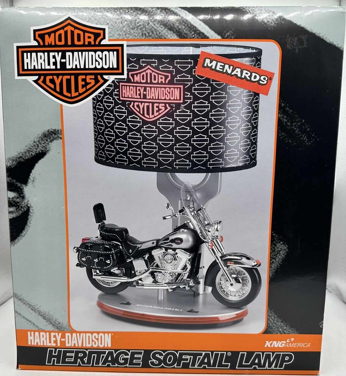 2004 Harley-Davidson Heritage Softail Table Lamp With Sound NEW IN BOX
