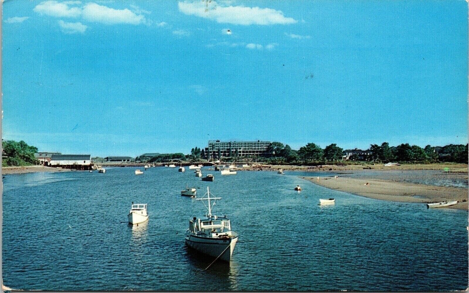 York River Marshall House York Maine Postcard PM Sanford ME Cancel WOB Note VTG York River Marshall House York Maine Postcard PM Sanford ME Cancel WOB Note VTG