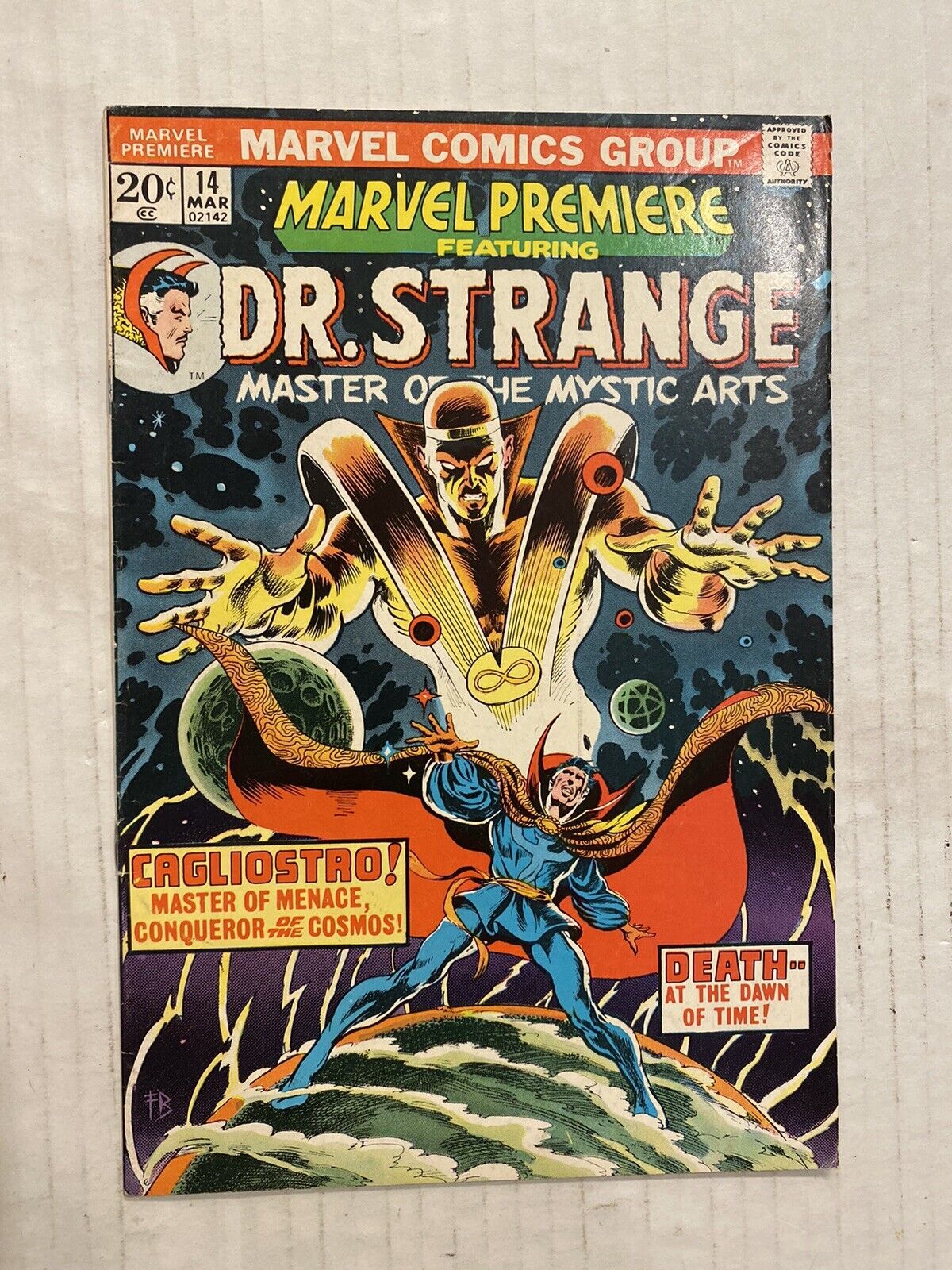 Marvel Premiere  Dr. Strange #14 (Mar 1974, Marvel) Marvel Universe Recreated