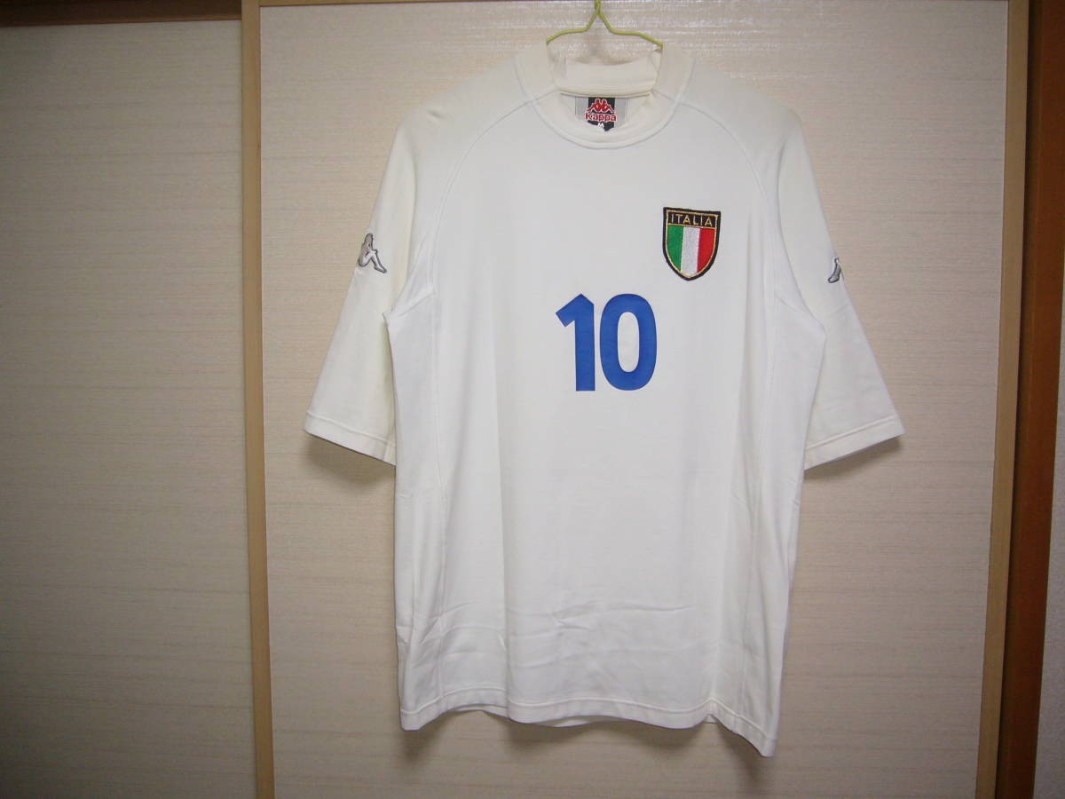 Kappa Italy National Team 2000-01 White M Soccer Jersey Totti No.10