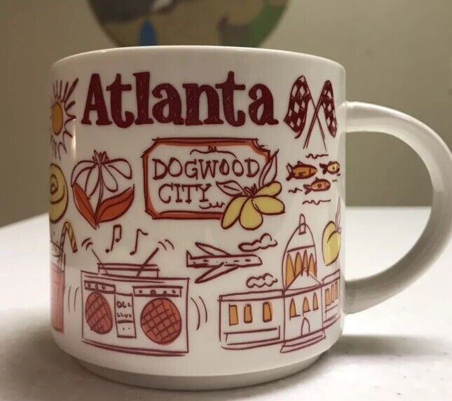 Starbucks Been There Series Across the Globe Atlanta Georgia 14oz Coffee Mug