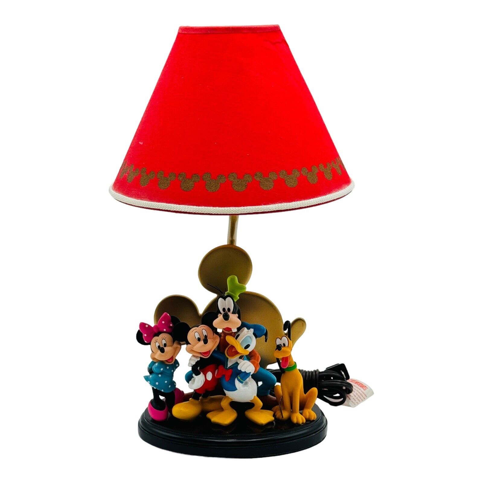 Disney Mickey's Magic Of Friendship Lamp Goofy Donald Duck Daisy Minnie RARE