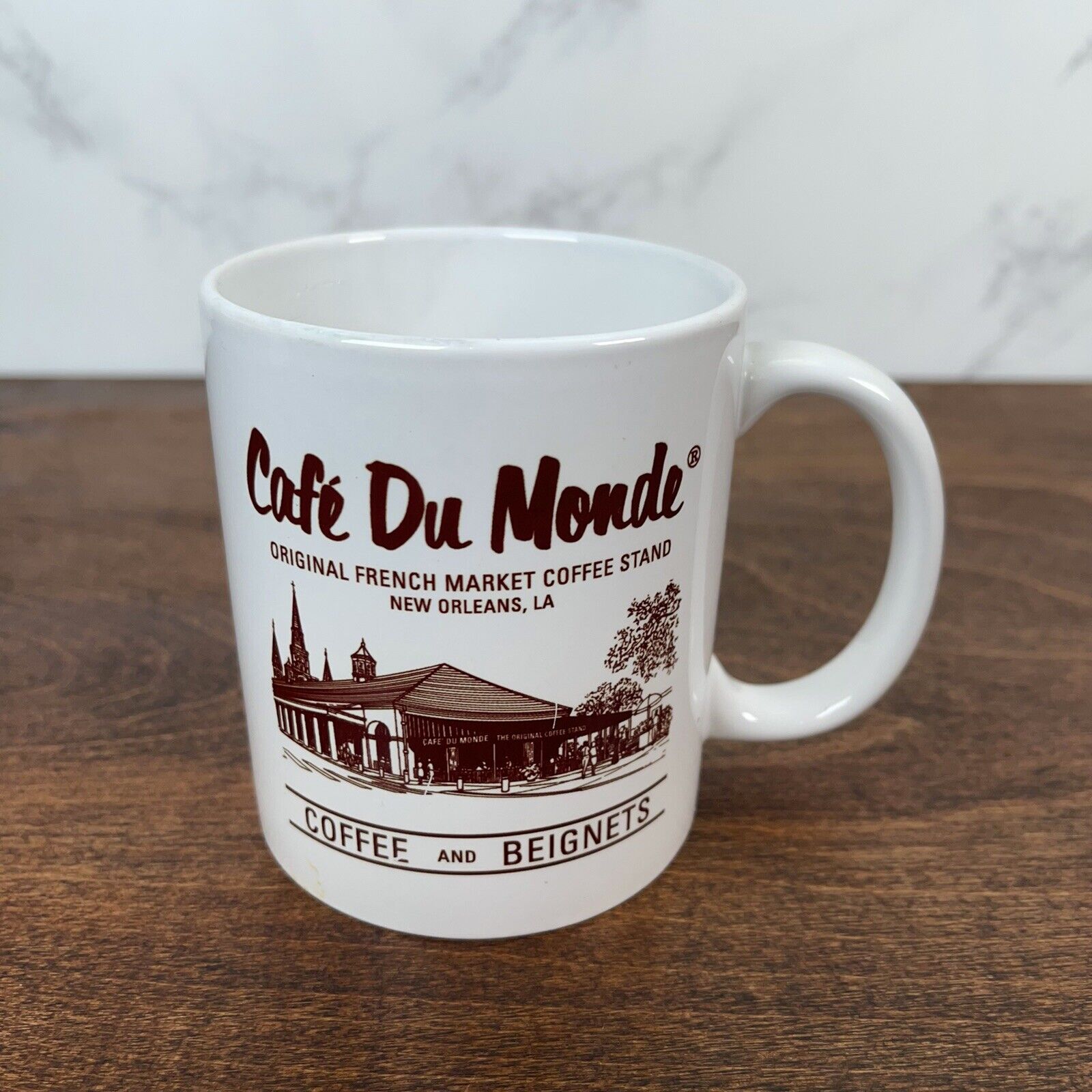 Cafe Du Monde-Original French Market Coffee Stand- N Orleans,LA- mug/cup