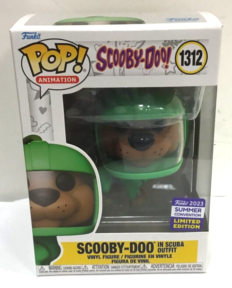 (MA3) Funko Pop Animation- Scooby-Doo In Scuba Outfit 2023 Summer Convention