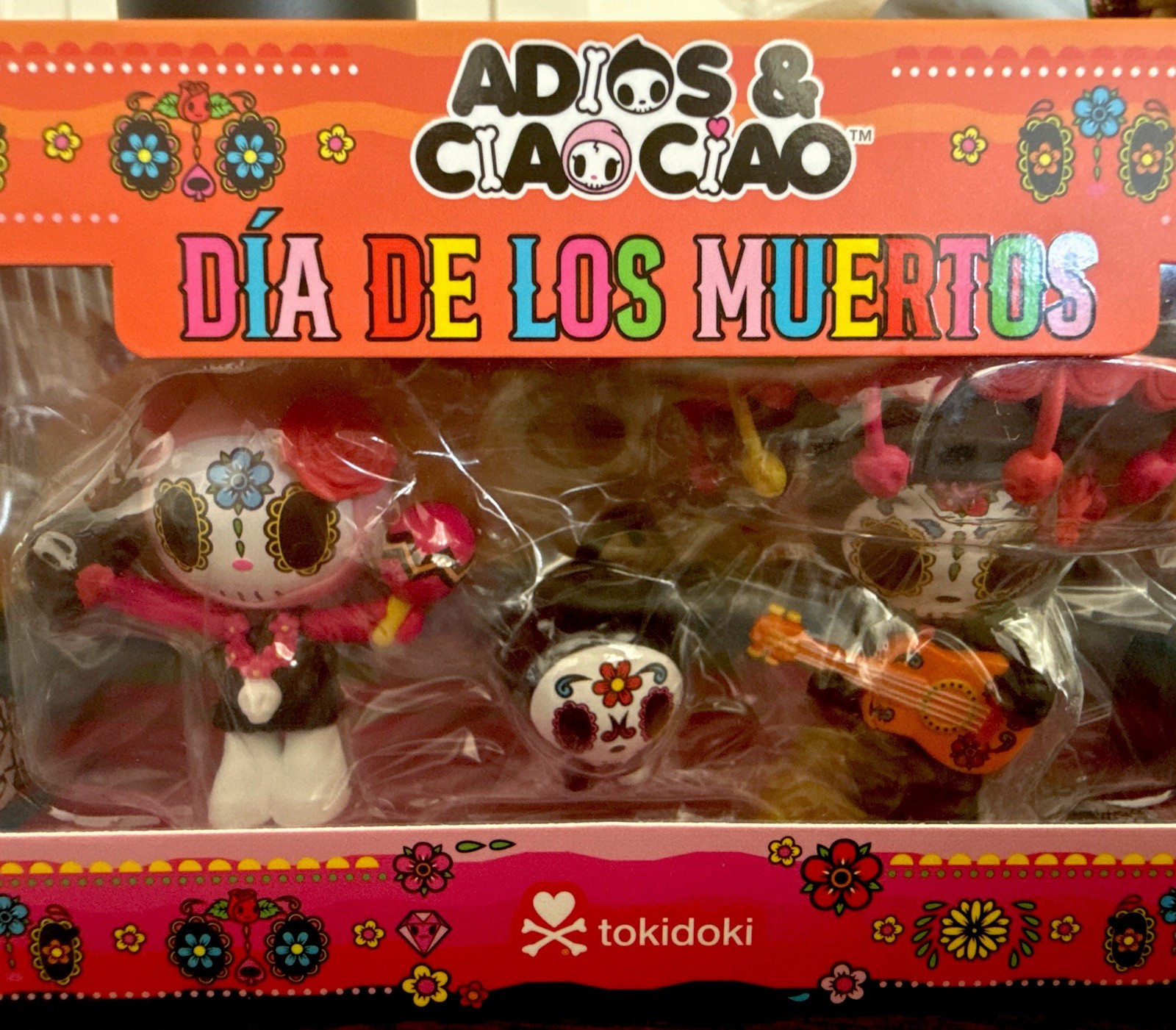 Tokidoki Adios & Ciao Ciao Dia de los Muertos 3-Pack Vinyl Figures NEW - 2025 