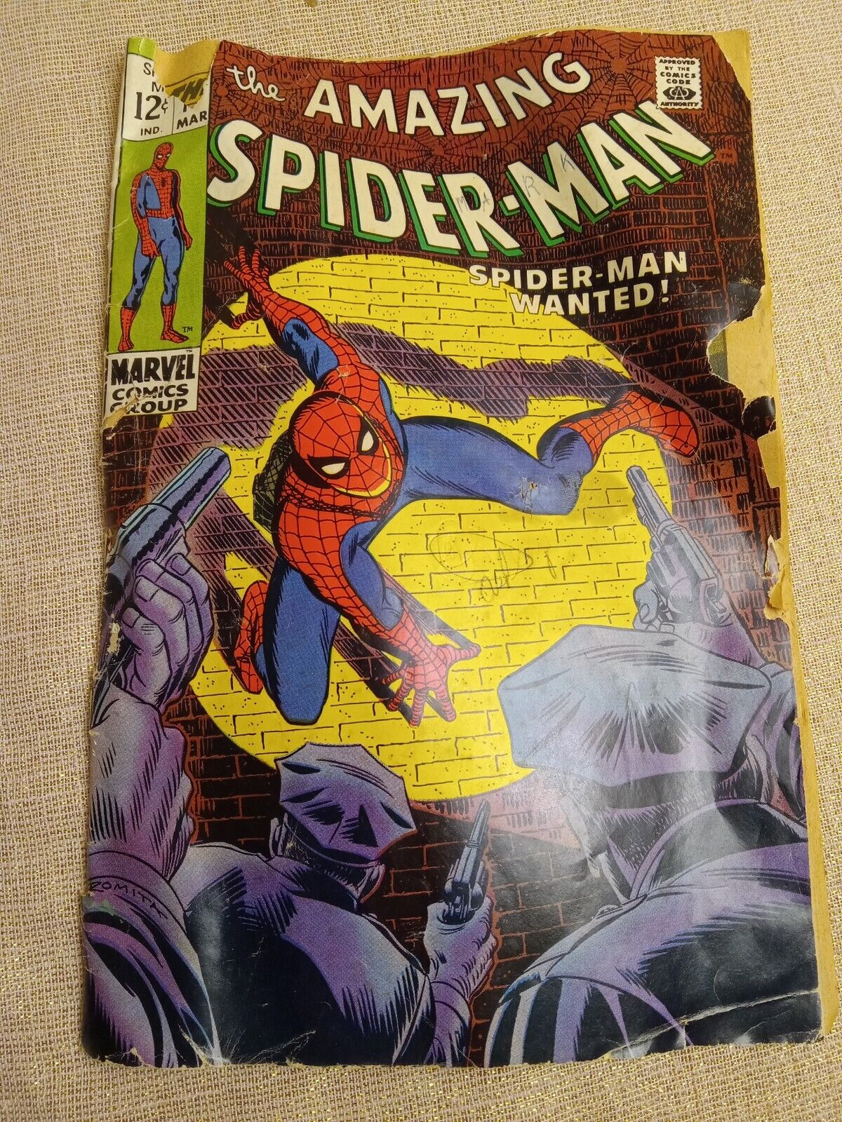 VTG The Amazing Spider-Man Spider-Man Wanted Comic Book 1969