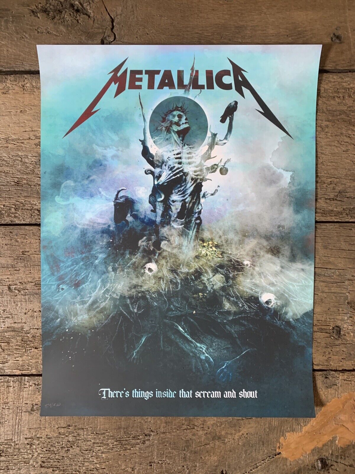 Metallica Until It Sleeps Poster 2022