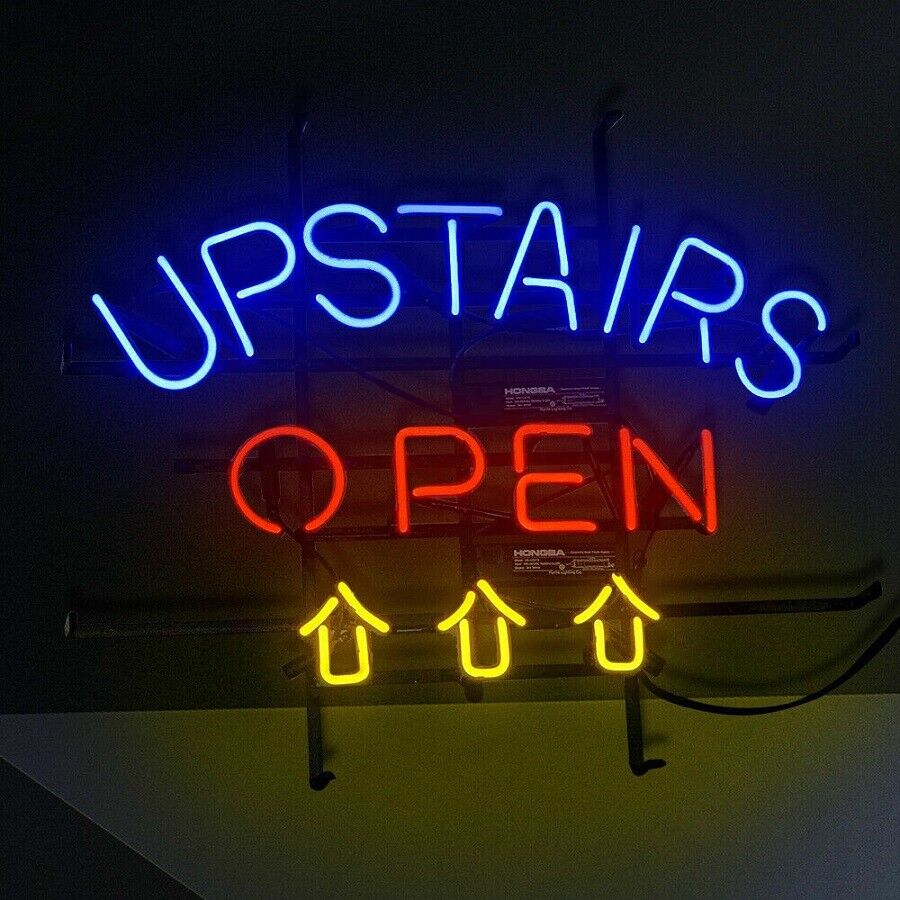 Upstairs Open Bar Neon Sign 24\