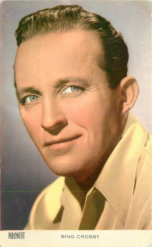 Bing Crosby Paramount 1940s Movie Star Singer #30 Postcard 21-6313