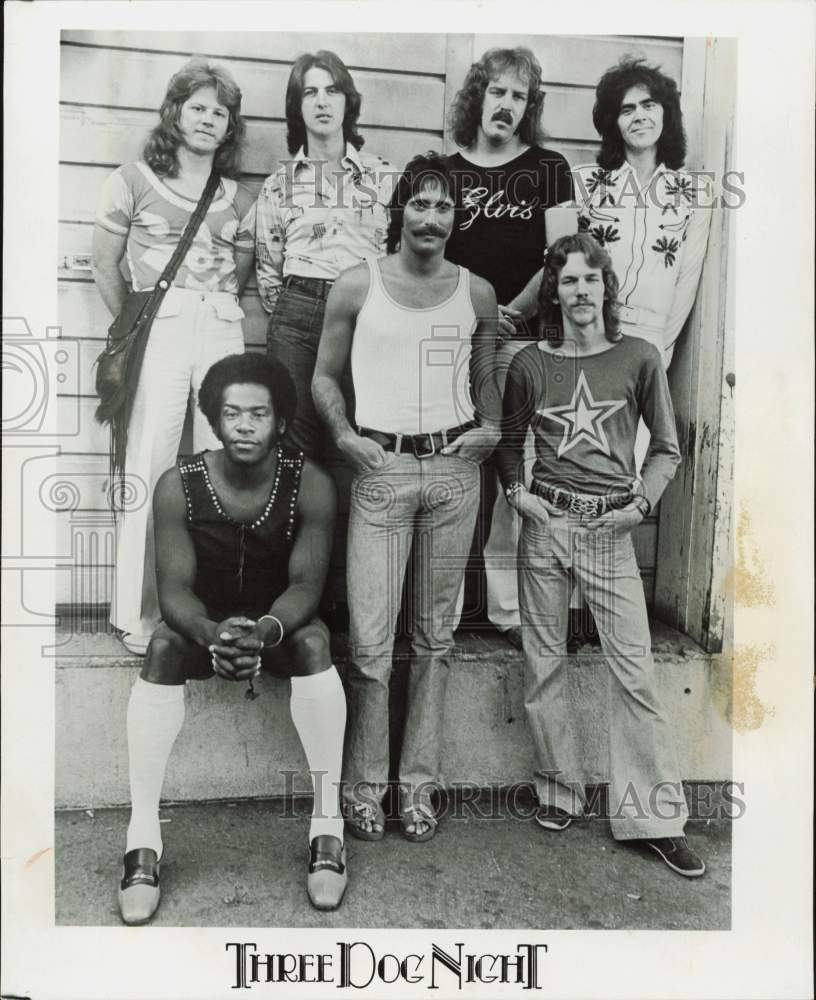 1973 Press Photo Members of the Three Dog Night - lra66674 1973 Press Photo Members of the Three Dog Night - lra66674