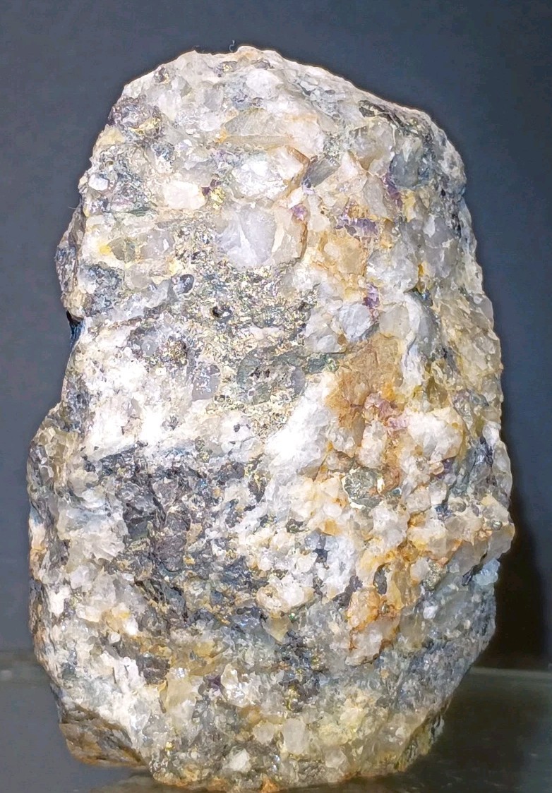 Ex. Byrd Coll. Massive Wolframite Chalcopyrite Fluorite Ore Apex Shaft MO 635g