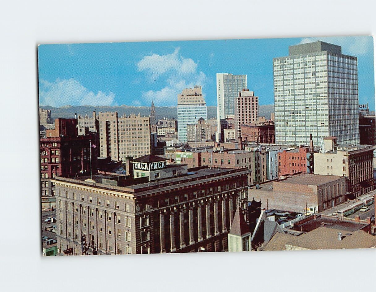 Postcard Skyline of the City Denver Colorado USA