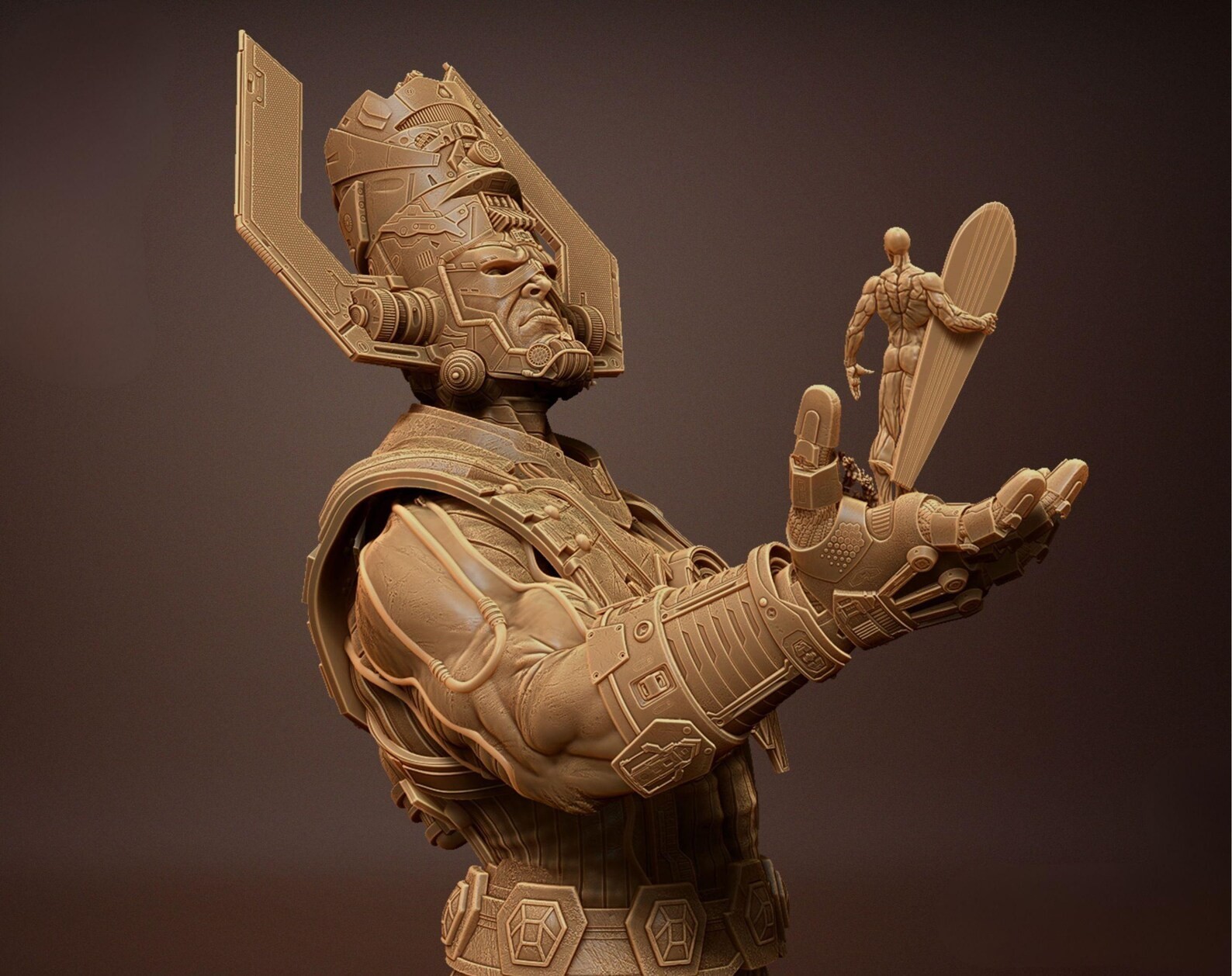 Galactus W Sculpture Statue Model Kit  Marvel Unpainted/Unassembled