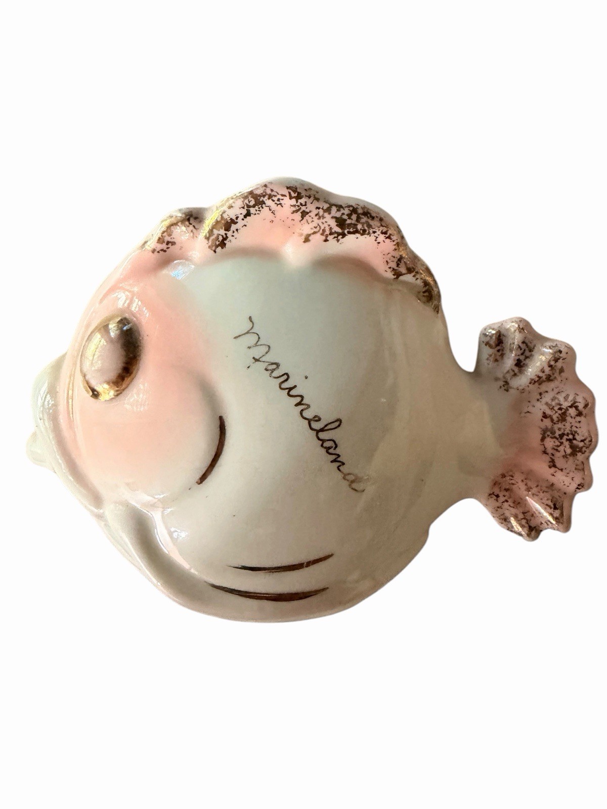 Vintage 1950’s Ceramic MARINELAND Wall Pocket Souvenir Made In Japan 🐙
