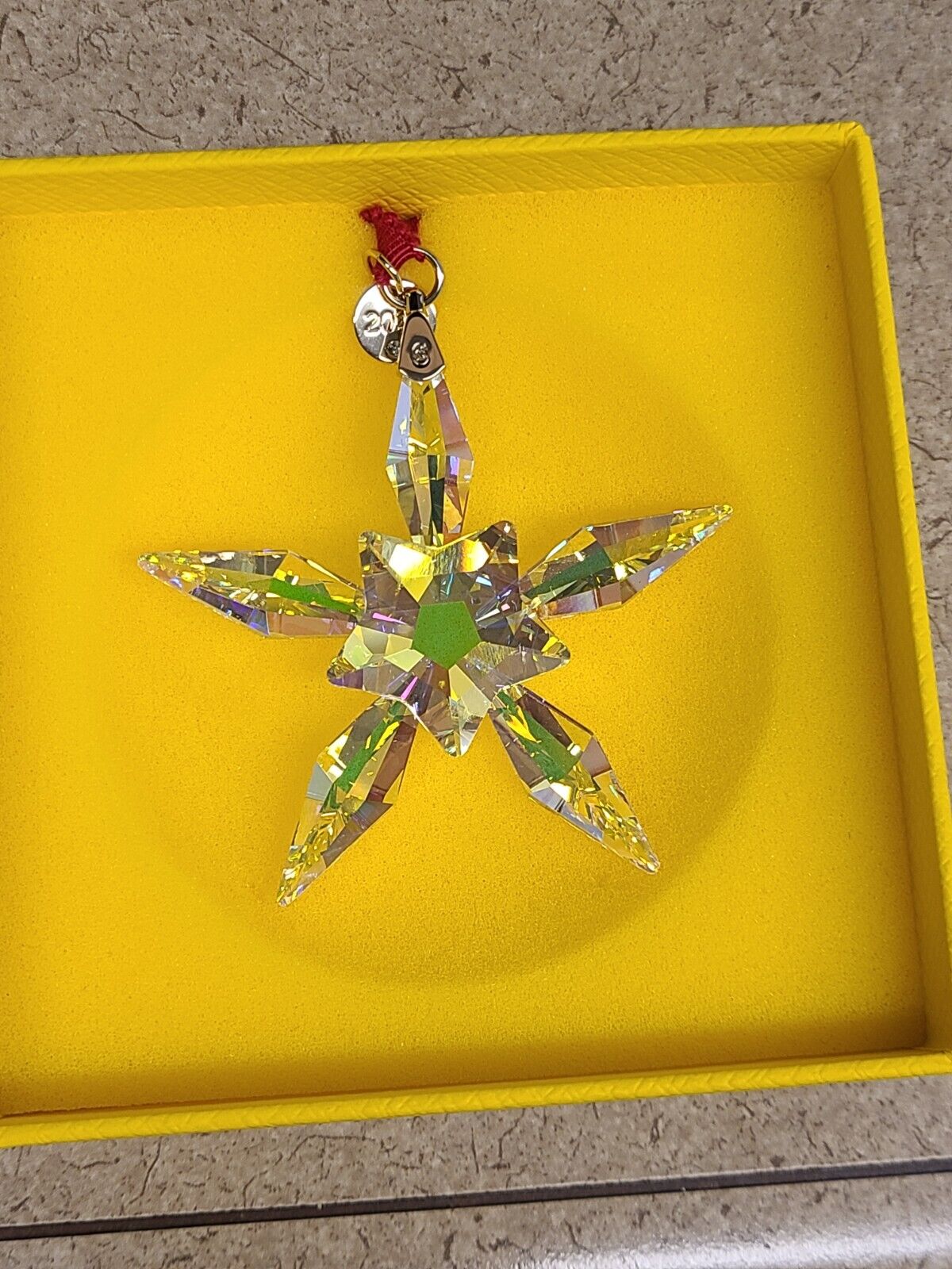 Swarovski Macy\'s 2023 Exclusive Star Ornament In Box